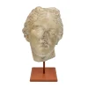 Scultura in gesso con base in pelle Venere di Arles