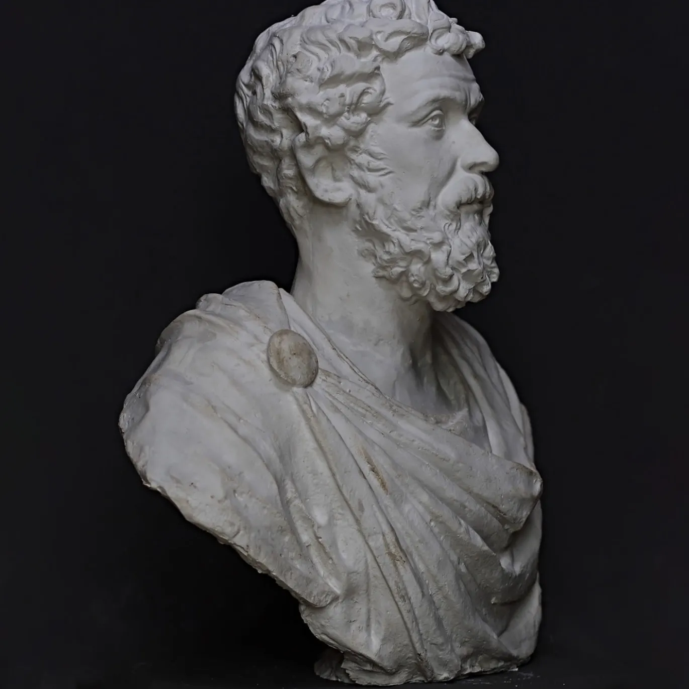 Scultura in gesso di Marco Aurelio