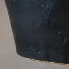 Scultura in gres nero Luna Nuova I
