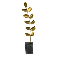 Scultura in ottone Giungla Aurea II