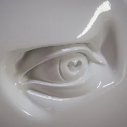 Scultura in resina Sasso Eye