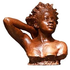 Scultura in terracotta Libera Oggi