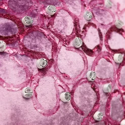 Scultura in velluto di pesce gioioso rosa