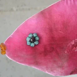 Scultura in velluto di pesce gioioso rosa