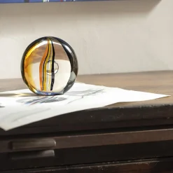 Scultura in vetro Demie Lune