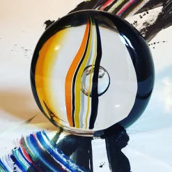 Scultura in vetro Demie Lune