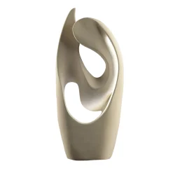 Scultura Luminosa Bacio delle Onde in Pietra di Lecce