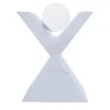 Scultura luminosa di Carrara a forma di X