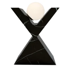 Scultura luminosa di Marquinia a forma di X
