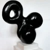 Scultura Molecola in marmo Nero Marquina di Piero Speranza
