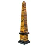 Scultura Obelisco Lateranense in ossidiana e occhio di tigre