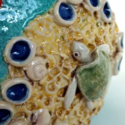 Scultura Sferica Policroma Oceano