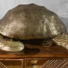 Scultura Tartaruga Grande in Ottone