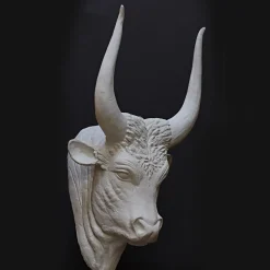 Scultura Testa di Toro Minoico