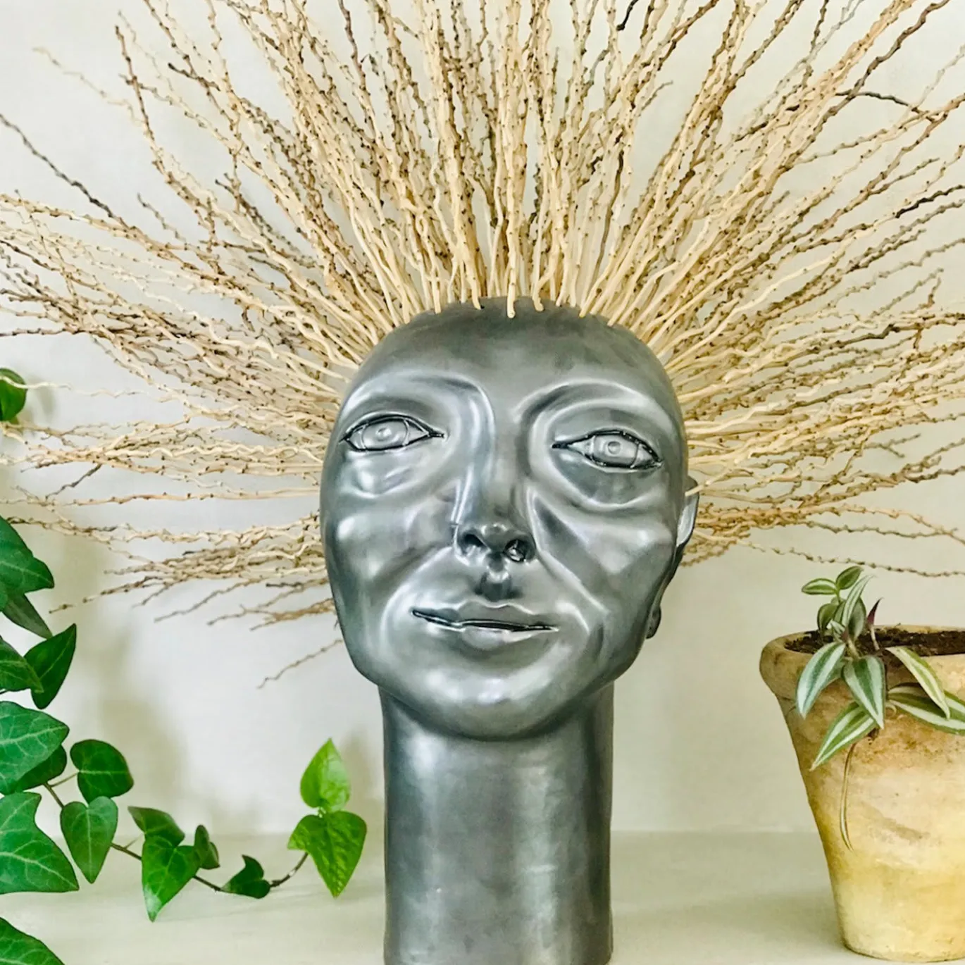 Scultura Testa riccia