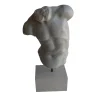 Scultura Torso Gaddi in Marmo Bianco di Carrara