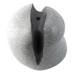 Scultura/vaso Sguardo Alla Luna Ceramica di Nino Basso