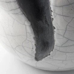 Scultura/vaso Sguardo Alla Luna Ceramica di Nino Basso
