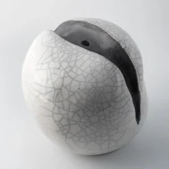 Scultura/vaso Sguardo Alla Luna Ceramica di Nino Basso