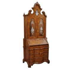 Secretaire intarsiato in stile veneziano Venezia '700 Luigi XV