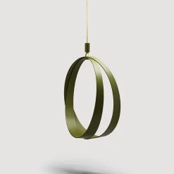 Sedia Altalena Ring-O in Alluminio Verde