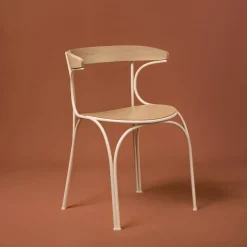 Sedia Ample Natural di Nichetto Studio