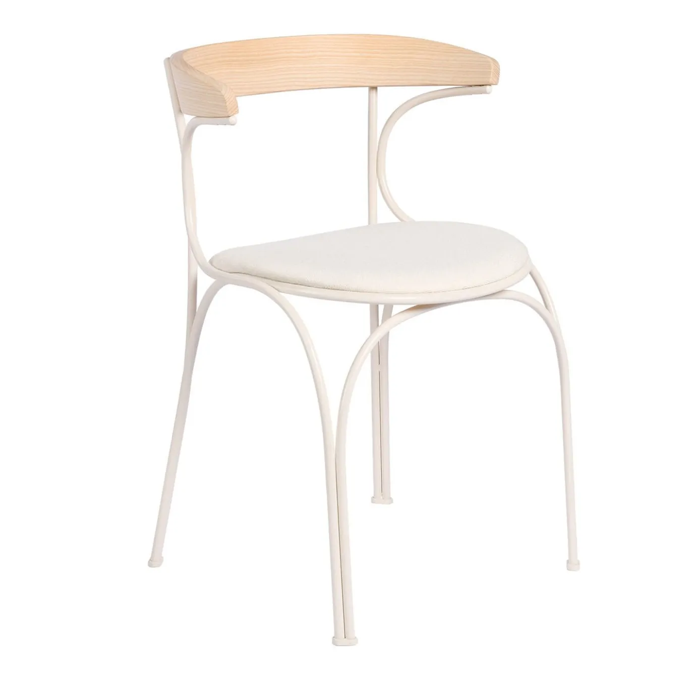 Sedia Ample White di Nichetto Studio