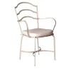 Sedia Archi Beige in acciaio inox