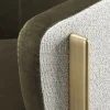Sedia Arch Mousse in velluto e ottone di Richard Hutten