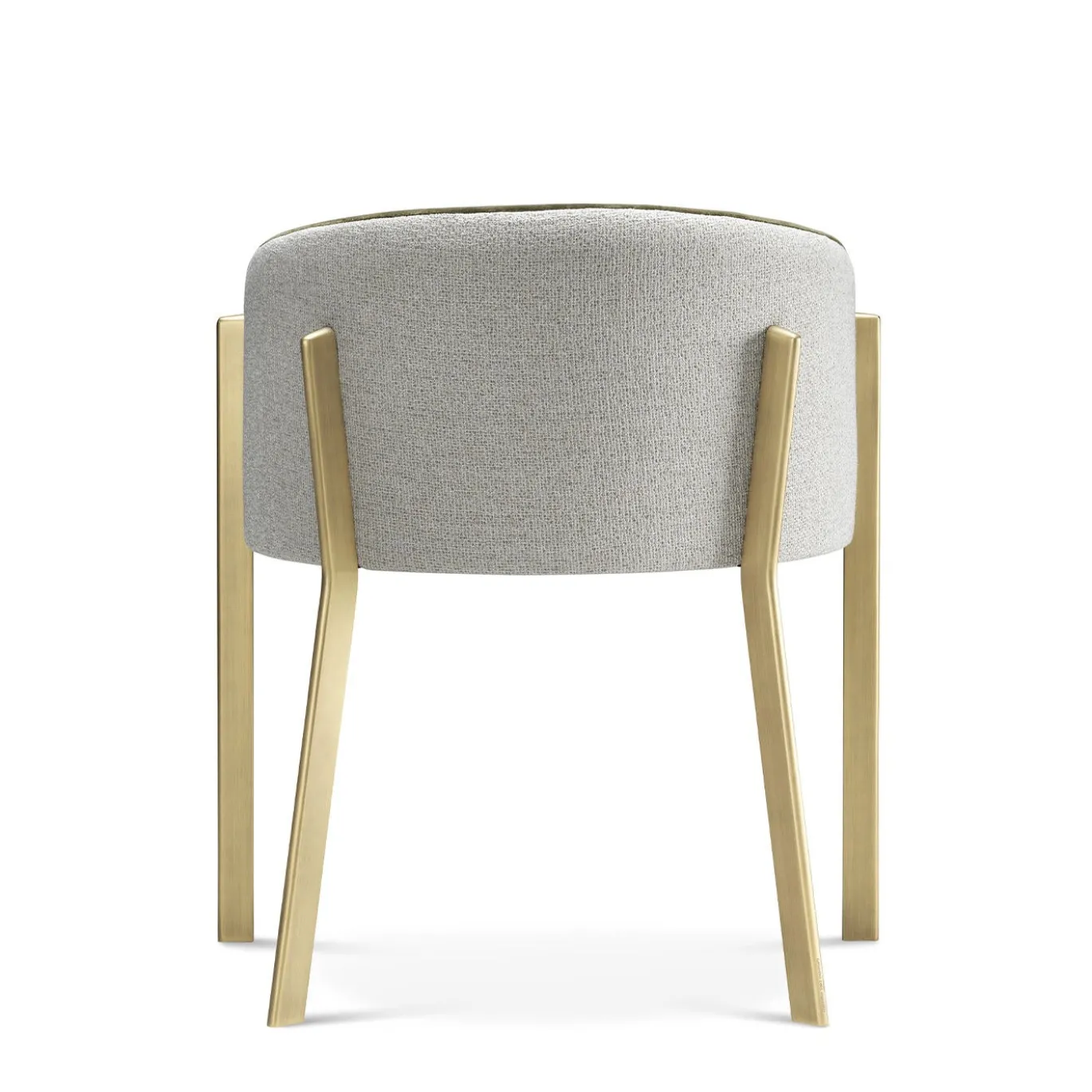 Sedia Arch Mousse in velluto e ottone di Richard Hutten