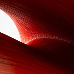Sedia Aros rossa stampata in 3D