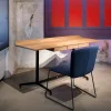 Sedia a slitta Vela Blue di Lievore Altherr Molina