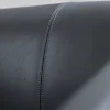 Sedia Balù in pelle nera di Emilio Nanni