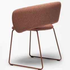 Sedia Bel Sl terracotta di Pablo Regano