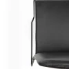 Sedia Bizzy in Pelle Nera
