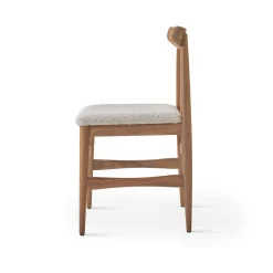 Sedia Bologna Beige e Noce