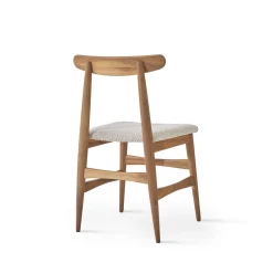 Sedia Bologna Beige e Noce