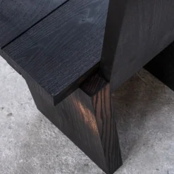 Sedia Bors in legno di quercia