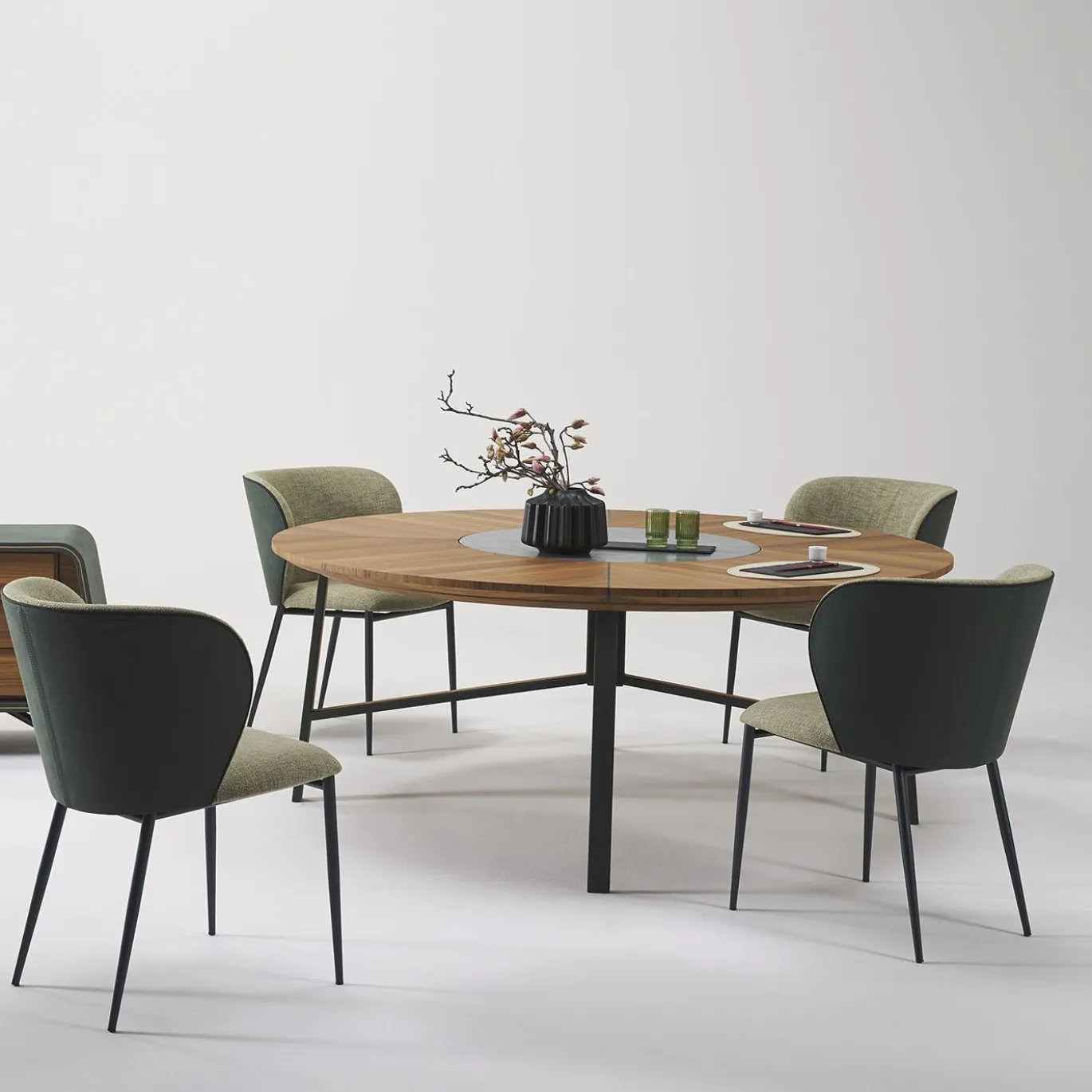 Sedia Capri a due letti verde