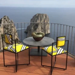 Sedia Capri Tria Giallo Iron