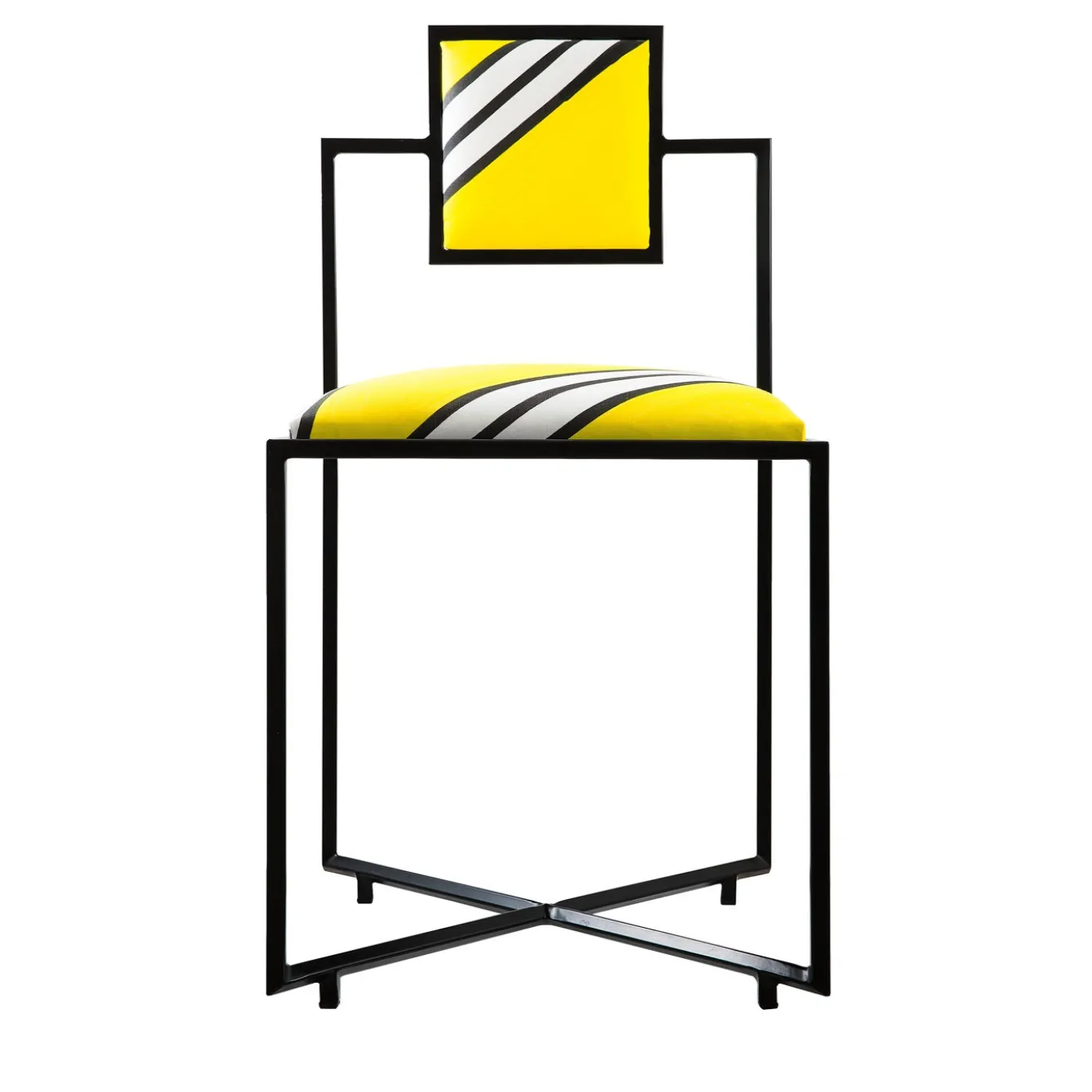 Sedia Capri Tria Giallo Iron