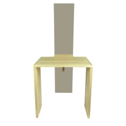 Sedia Cimabue Beige di Ferdinando Meccani