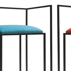 Sedia Cleo rosso corallo