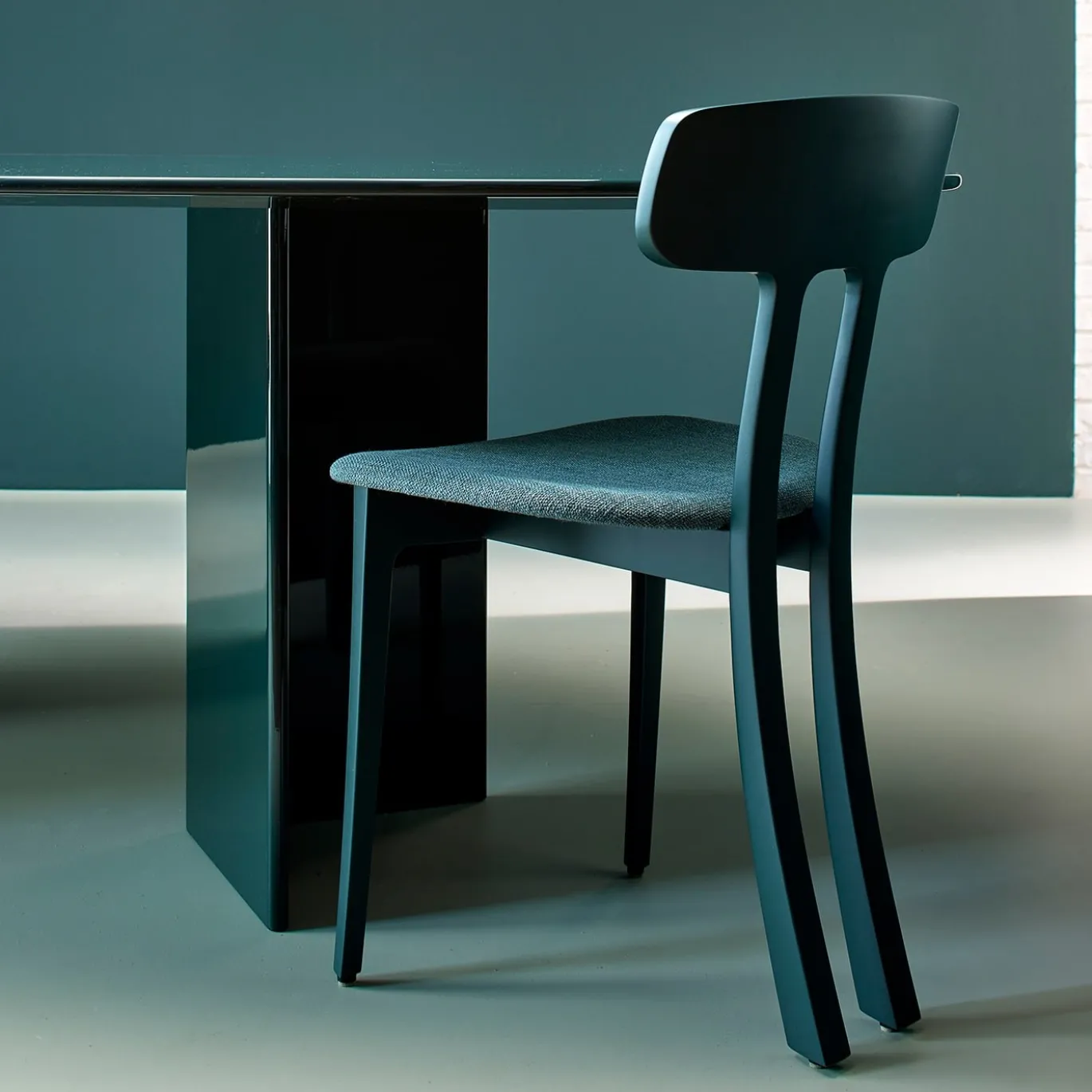 Sedia C One verde opaco