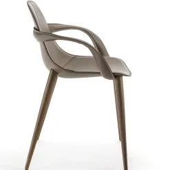 Sedia con gambe in legno Couture di Stefano Bigi