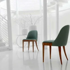 Sedia Cordiale in Noce Canaletto Grigio