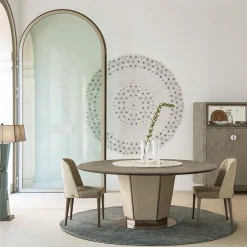 Sedia Crystal in legno e tappezzeria Collezione FB