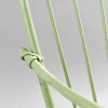Sedia da esterno Bamboo in acciaio inox