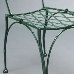 Sedia da esterno Florio in ferro verde