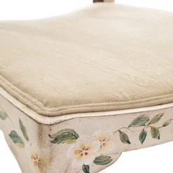 Sedia da pranzo Aqulieia Brenches & Flowers Crema